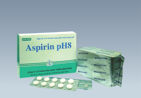 Aspirin pH8